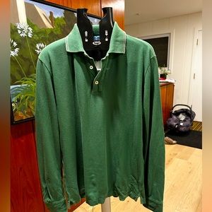 Isaia - Luxury Long sleeve Polo - Green - M - Green - Made in Italy